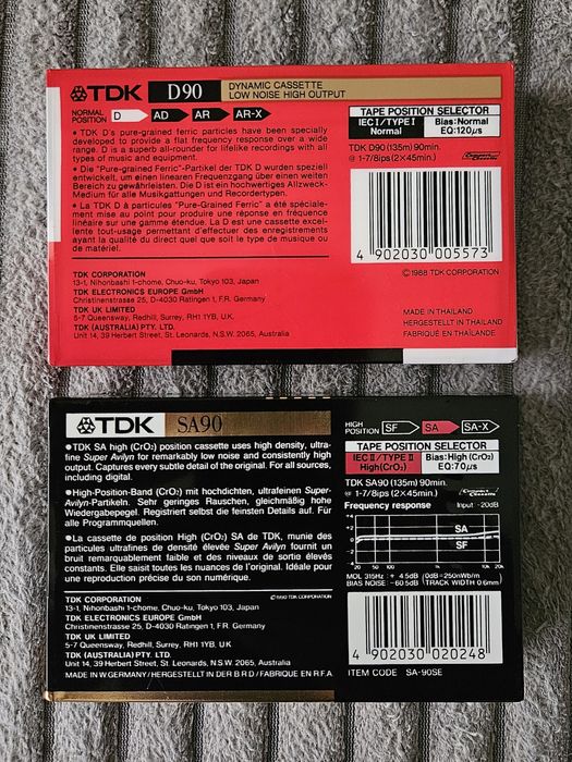 2 Casete Audio de Colectie TDK