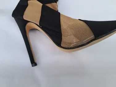 Pantof dama mas 37 cu inaltime stil dres toc 8 cm