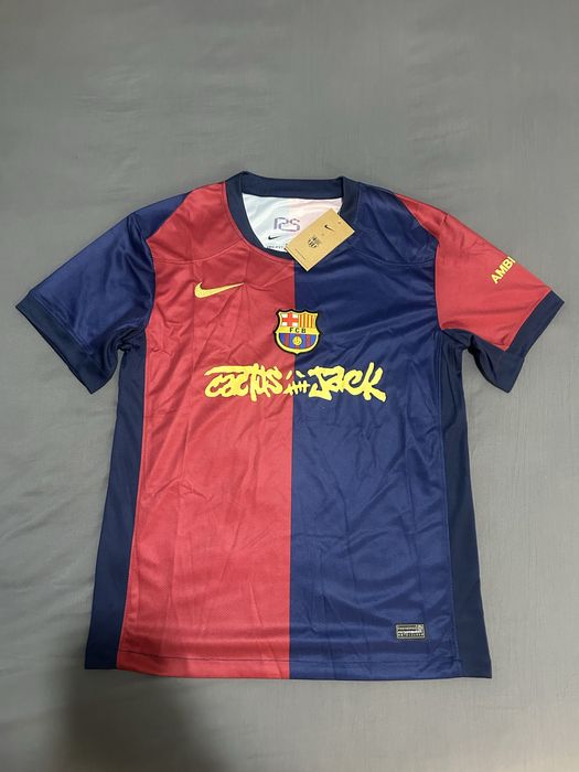 Jersey/Tricou Fan Version Travis Scott Barcelona Home 2024-2025