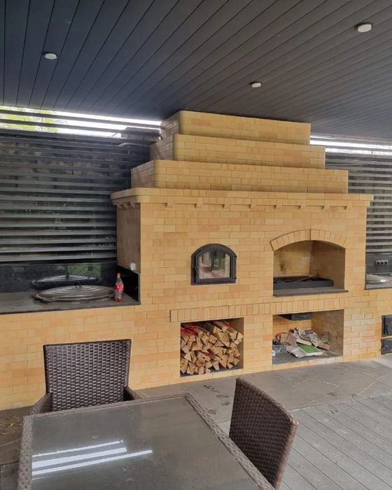 Летние кухни, аксессуары ,камин ,печи.