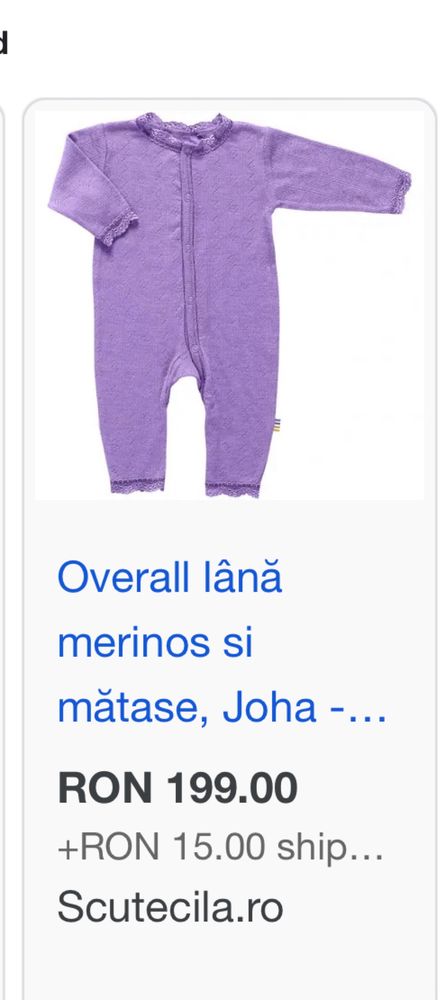 Overall Joha lana merinos si matase 80 cm