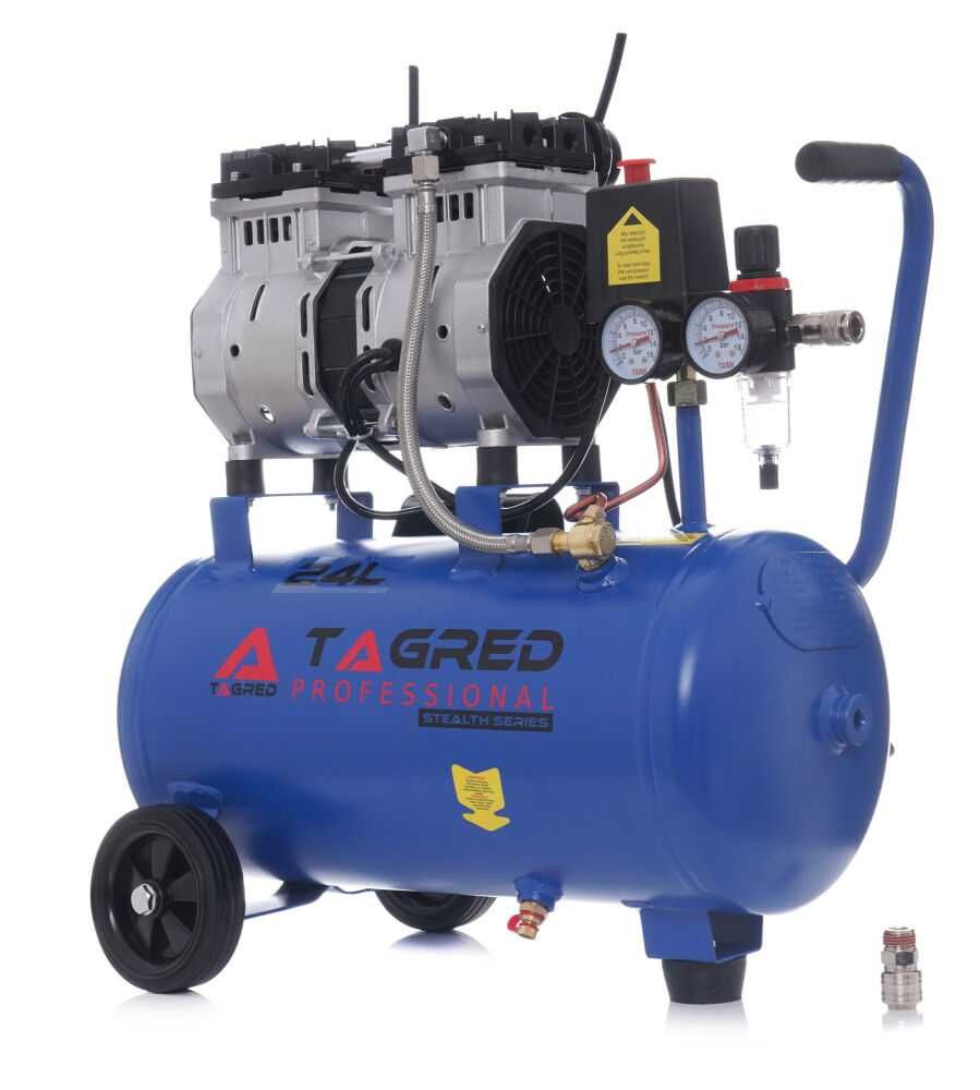 Compresor aer 24L fara ulei silentios 1100kW 218L min  (TA383)