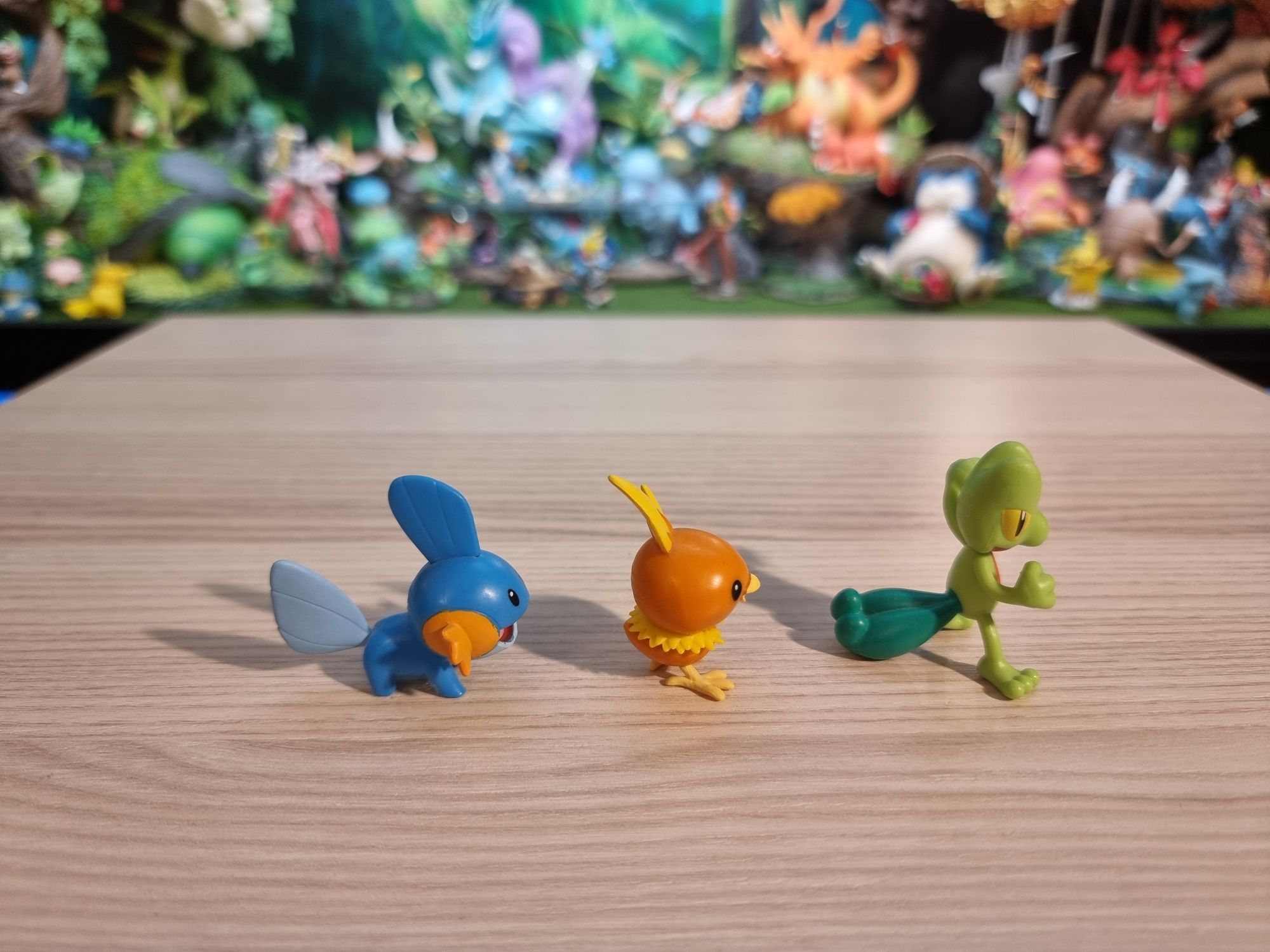 Pokemon Set ieftin (Torchi + Mudkip + Treecko) - Figurine