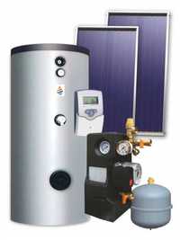 Система за топла вода-бойлер 160л + селективен соларен колектор 2.5m2