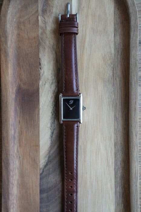 Ceas vintage mecanic Dugena, stil Cartier Tank, unisex, Swiss made