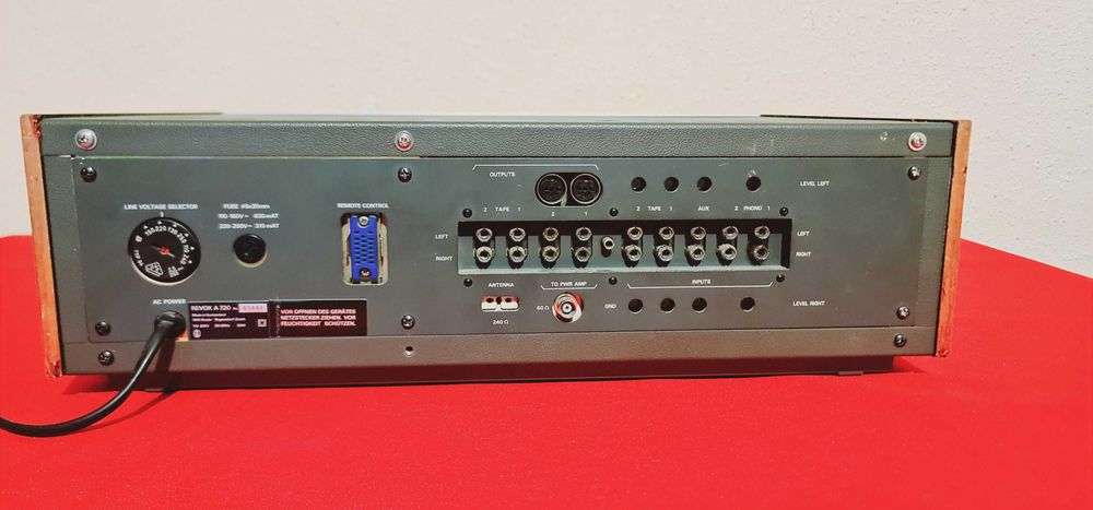 ReVox A720 Preamplifier Tuner Nixie Tube Display