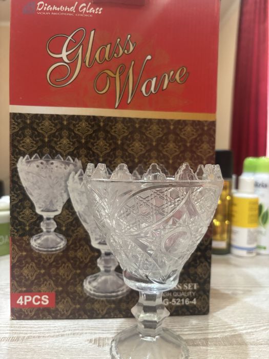 Вазочки стеклянные