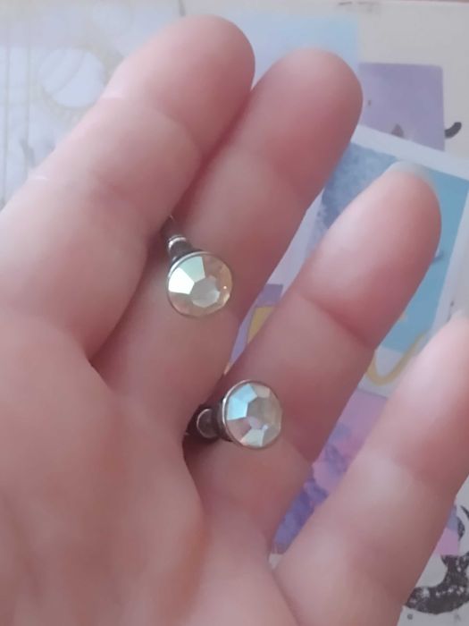 Обеци имитация на флеш