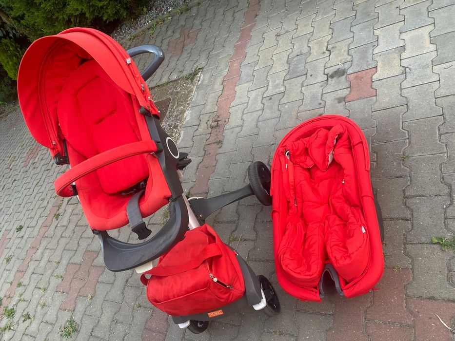Carucior stokke xplory 3 in 1 kit iarna sport landou +accesorii stokke