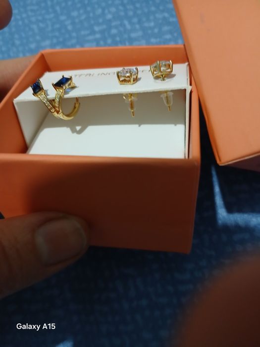 Cercei argint Stella Rose,nepurtati.