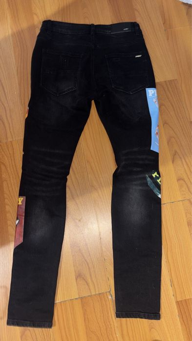 Blugi Amiri PlayBoy Kayflock, mărimea 30, model rar