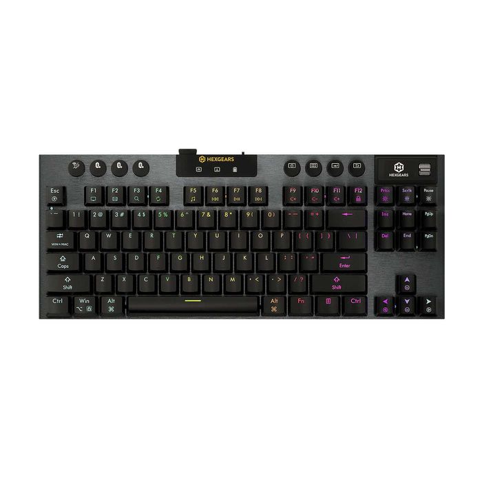 Tastatura mecanica wireless low profile Hexgears Immersion A3 TKL, RGB