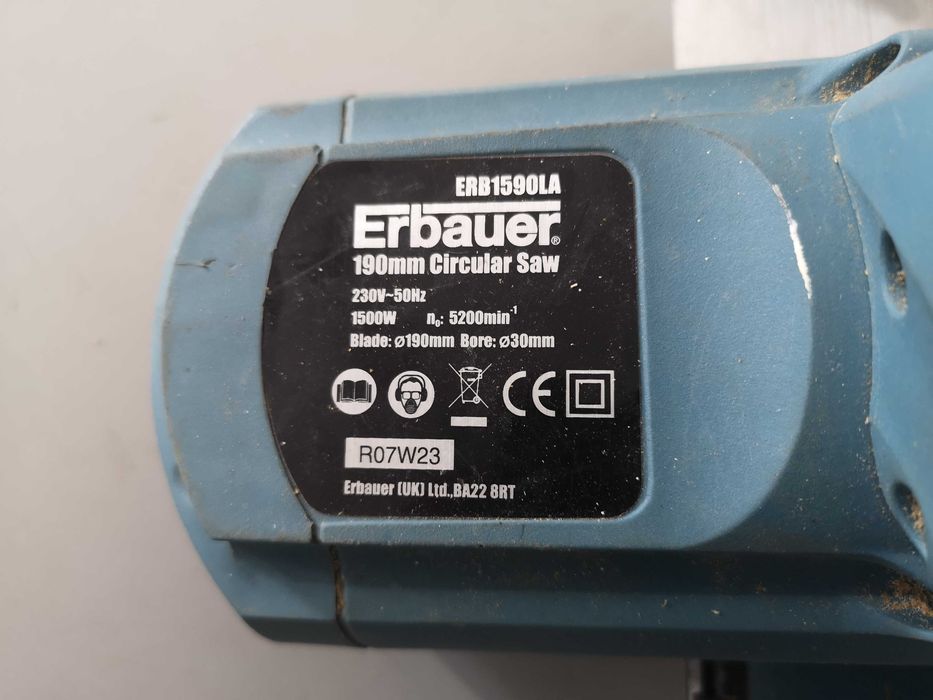 Ръчен циркуляр - Erbauer 1500W / 190mm