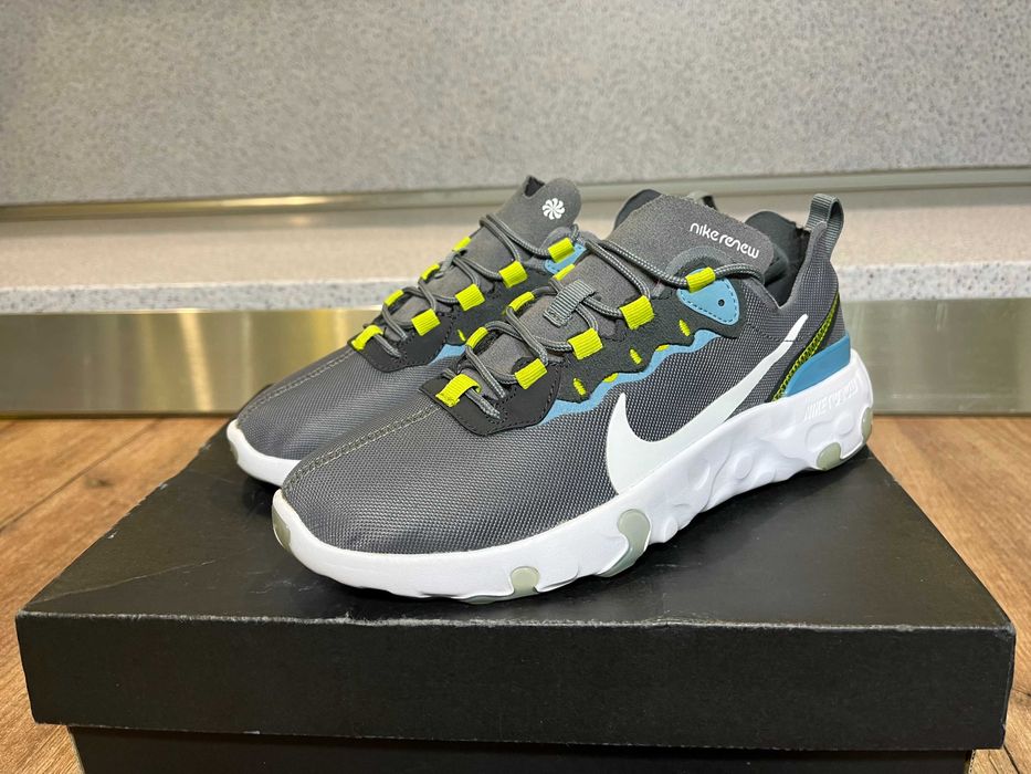 ОРИГИНАЛНИ *** Nike Renew Element 55 'Gray Blue Yellow'