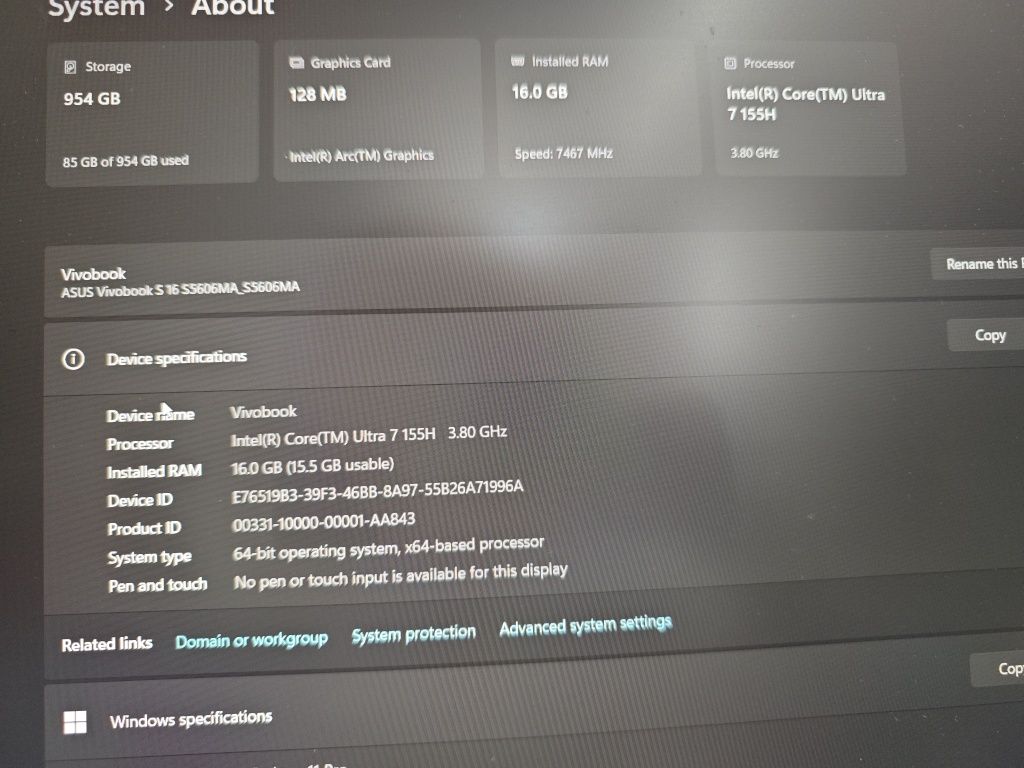 Asus Vivobook s16