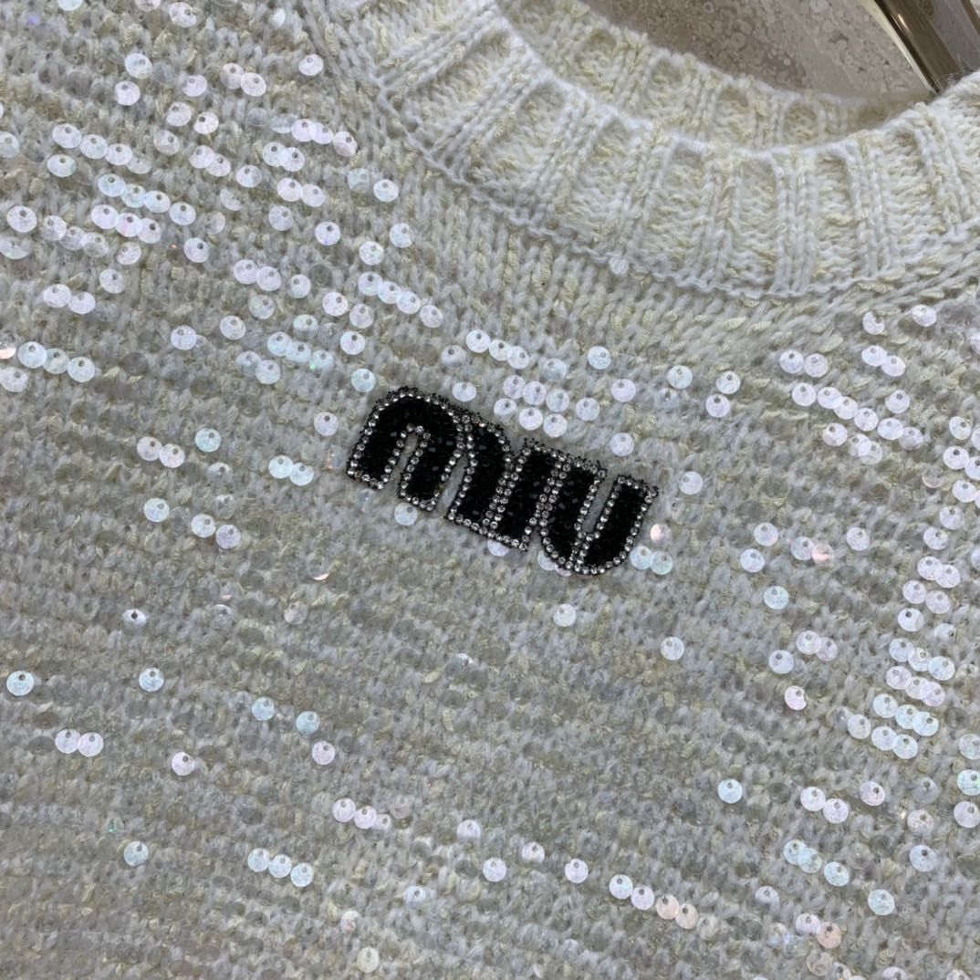 пуловер Miu Miu 100% памук