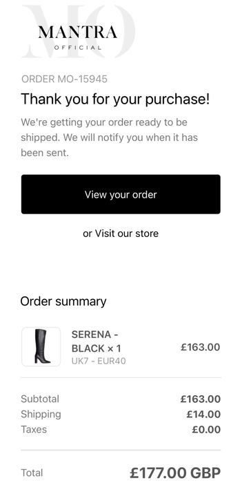 Чисто нови луксозни ботуши Serena от Mantra Official, 39/40