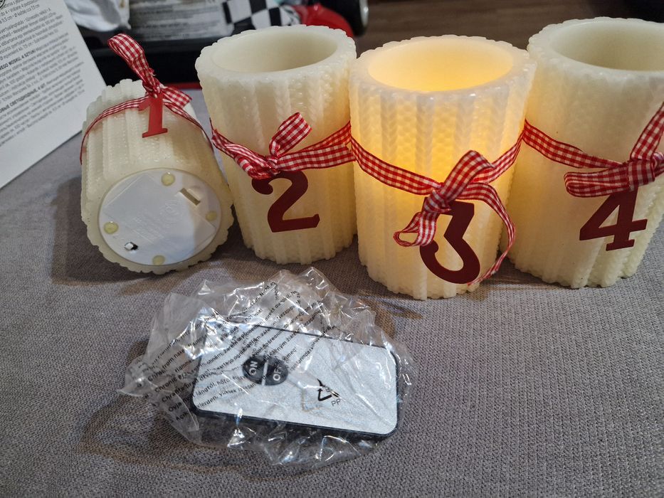 Lumanari decorative Cu Lumina pe baterii cu telecomanda