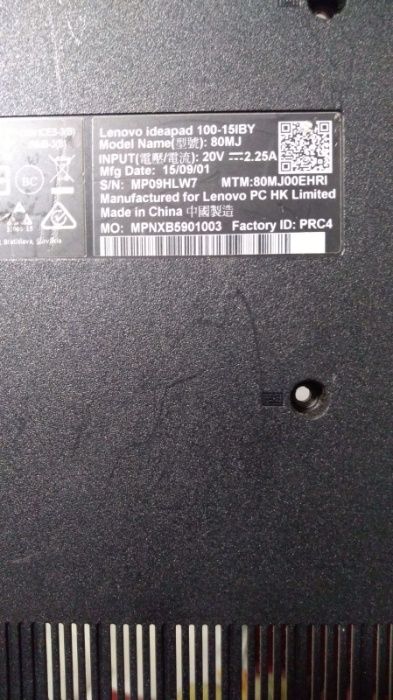 Lenovo G50-30 model 80G0 laptop lenovo 100-15iby