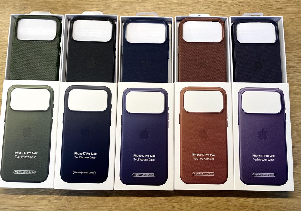 Apple MagSafe Silicone TechWoven iPhone 17 Pro Pro Max Air кейс