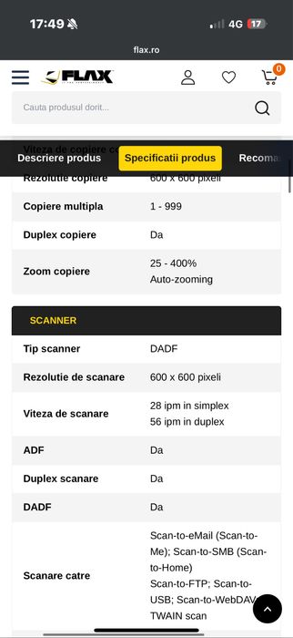 Imprimanta Multifunctional Laser Color Develop Ineo+ 3321i