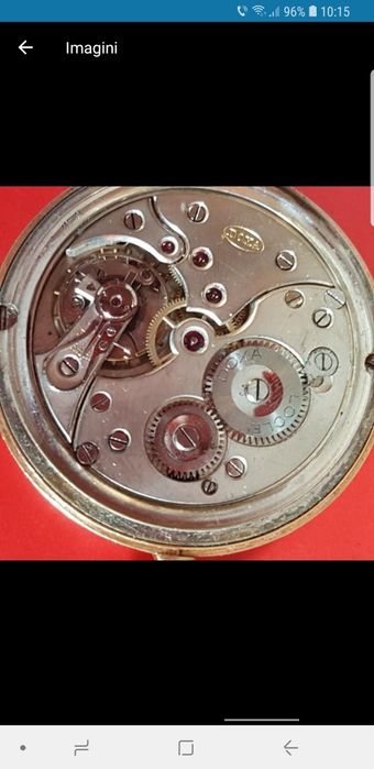 Antique Doxa de buzunar aur 14k ceas mare vechi