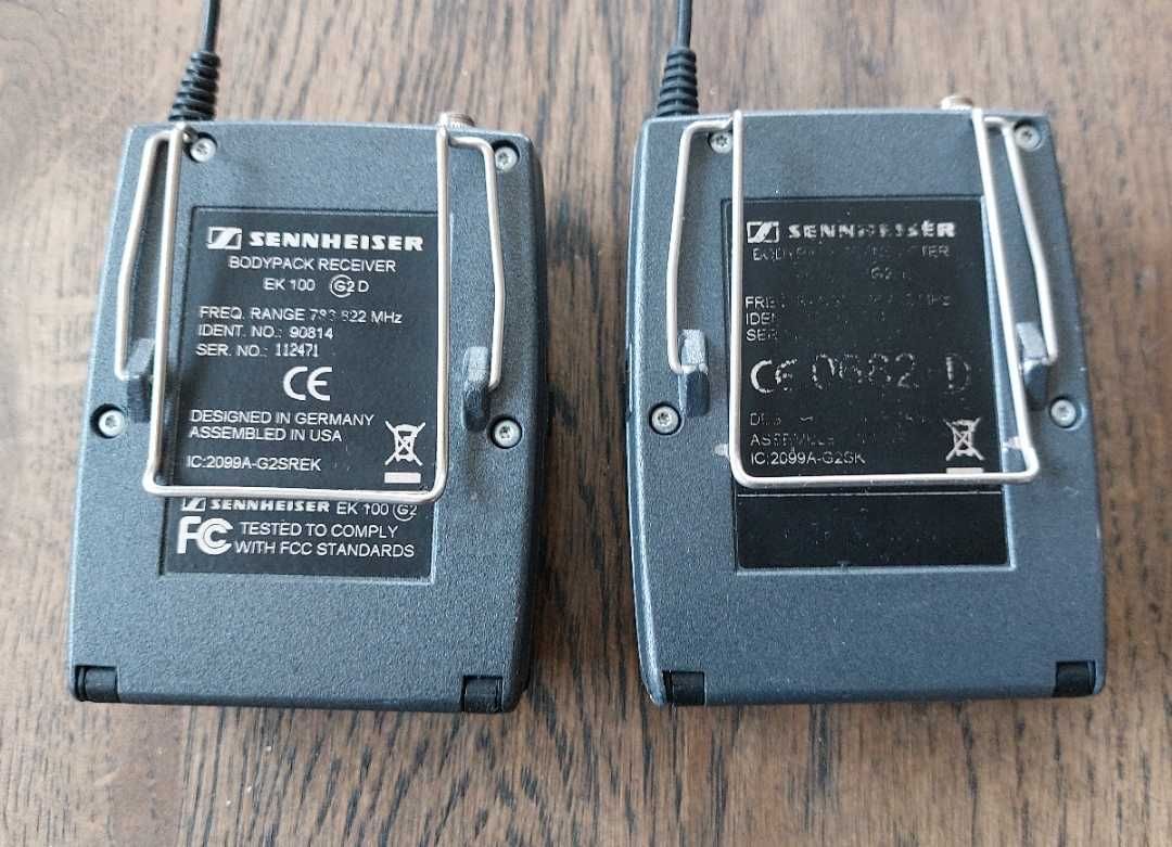 Kit Lavaliere Sennheiser G2, transmitter + receiver