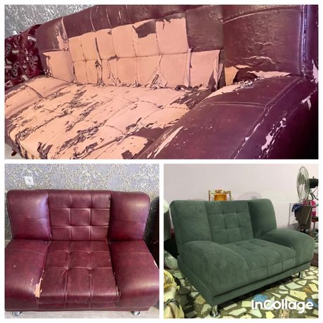 Перетяжка, реставрация мягкой мебели, стульев
