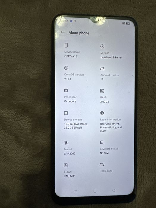 Telefon Oppo A16