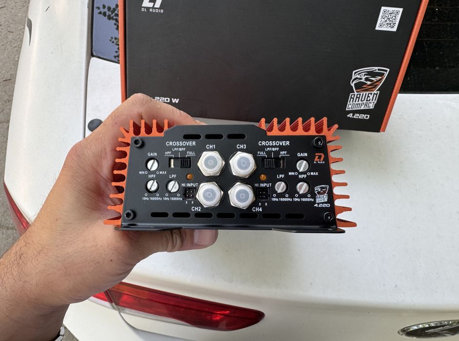 Автомобильный усилитель 4 канала DL AUDIO RAVEN COMPACT 4.220