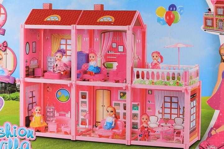 Двуетажна и Триетажна къща с кукла и обзавеждане