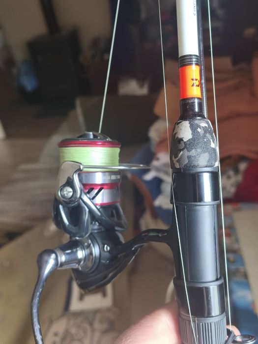 Спининг Daiwa ninja sf 803MFS с макара daiwa ninja lt2500