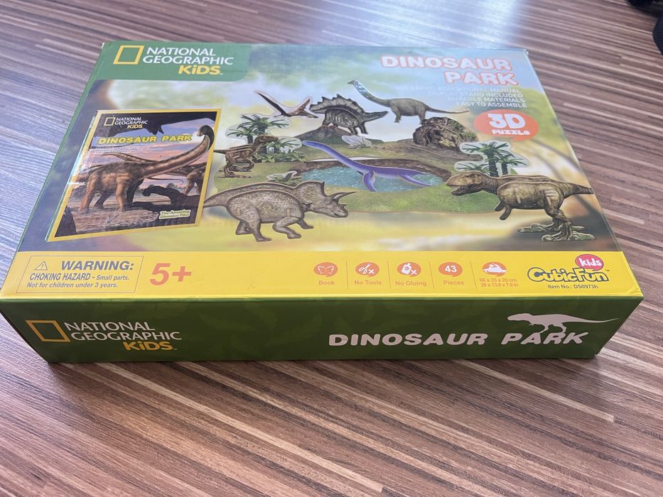 CubicFun 3D Пъзел ДИНОЗАВРИ National Geographic KIDS