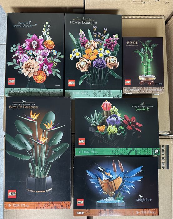ЧИСТО НОВИ конструктори LEGO Technic Icons Botanical Creator ЛЕГО