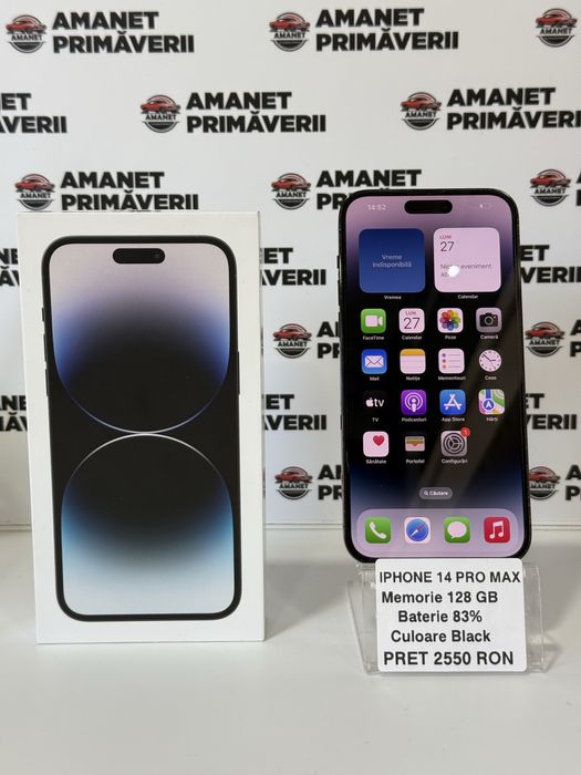 Iphone 14 Pro Max 128 GB 83% Baterie