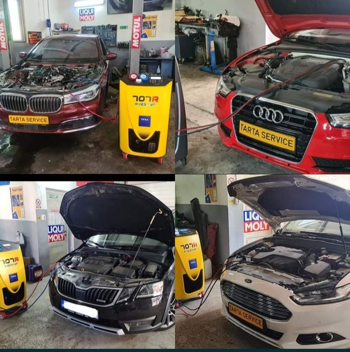 Încarcare cu freon R-1234yf , R-134A