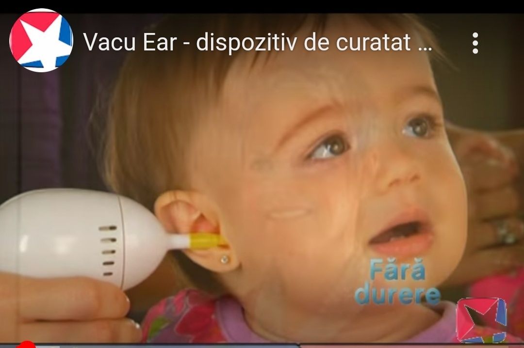 Aparat curatat urechi vacum ear