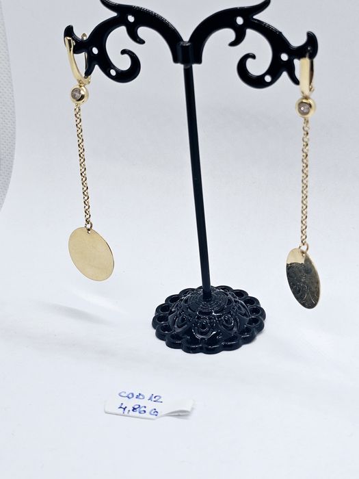 Vand cercei din aur 14 k 4.82 g cod 12