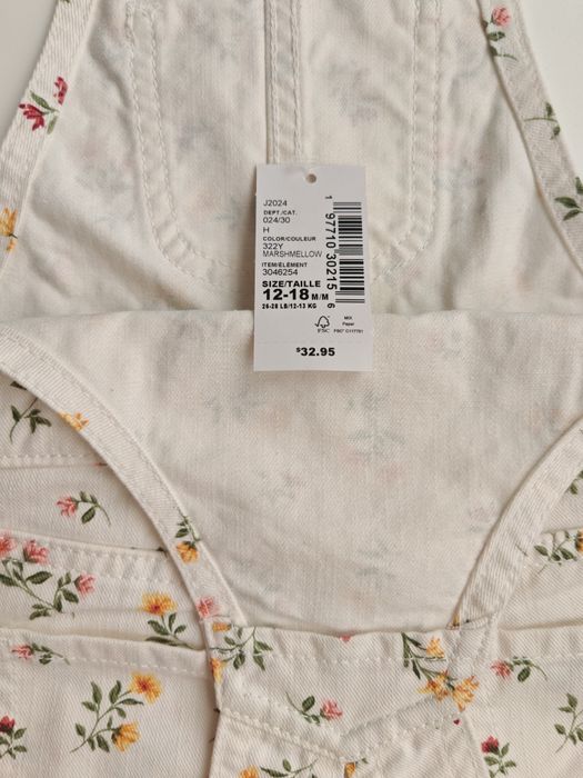 Salopeta noua cu eticheta 12-18 luni