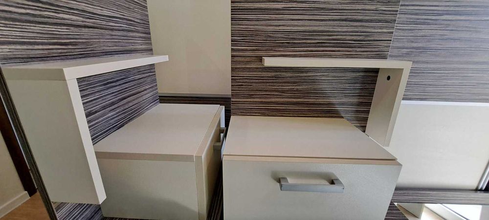 Обзавеждане за спалня - гардероб, скрин, нощни шкафчета и огледало