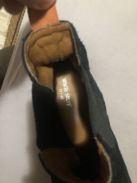 Ghete barbatesti ,piele,negre,noi White  Stuff