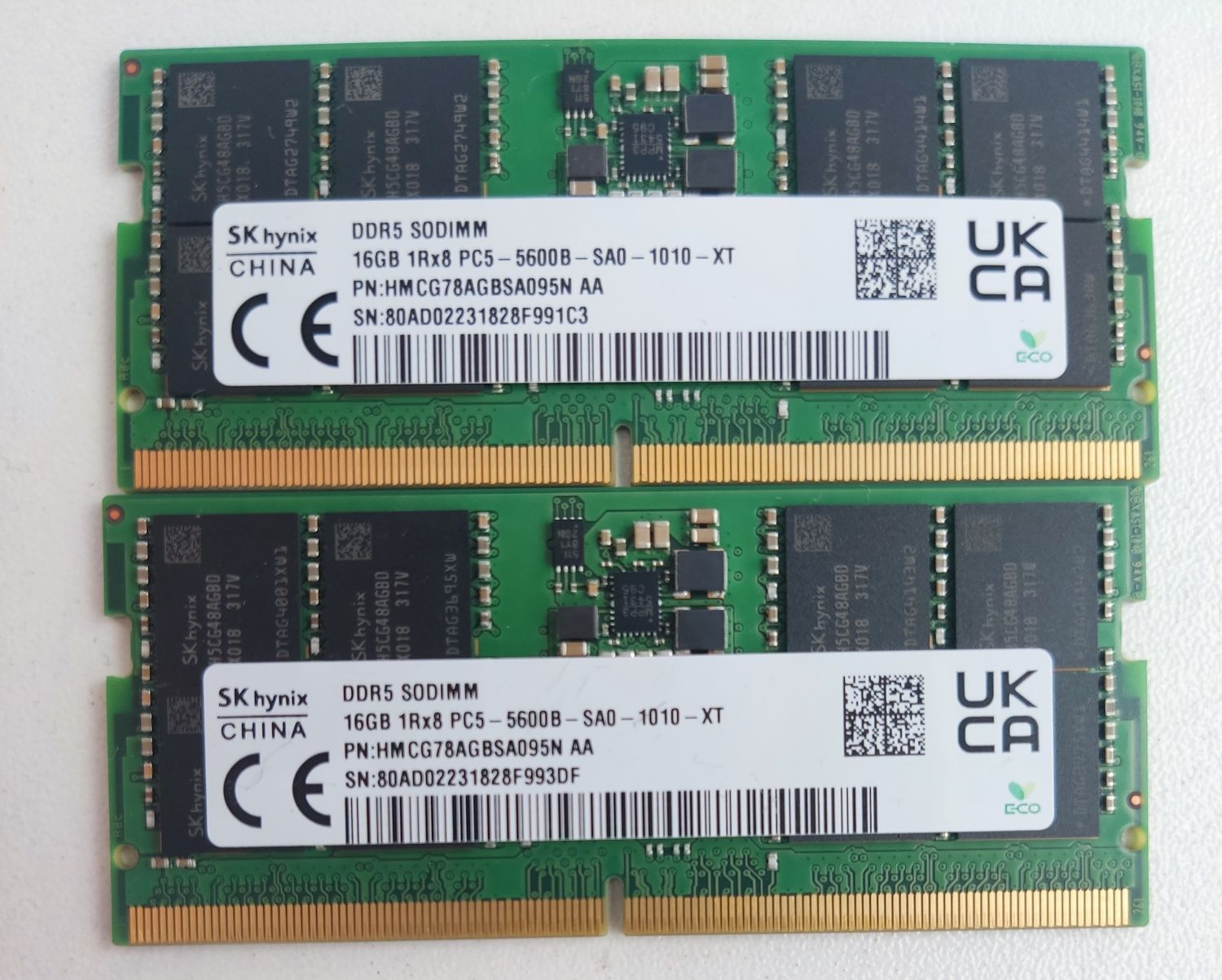 32 GB Ram 2x16 DDR5 5600MHz SK hynix