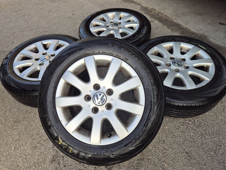 5х112/15 с гуми Фолксваген Ауди Шкода Сеат 5x112/15 VW Skoda Audi Seat