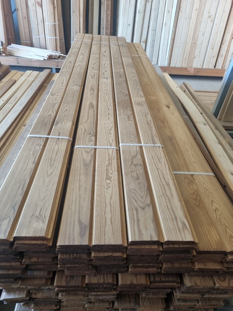 Lambriu deck termotratat dusumea (natur)fatade lemn