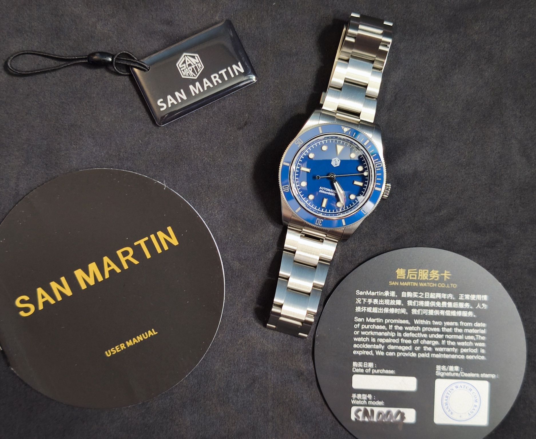Ceas San Martin SN0004-GA mecanism Seiko NH35