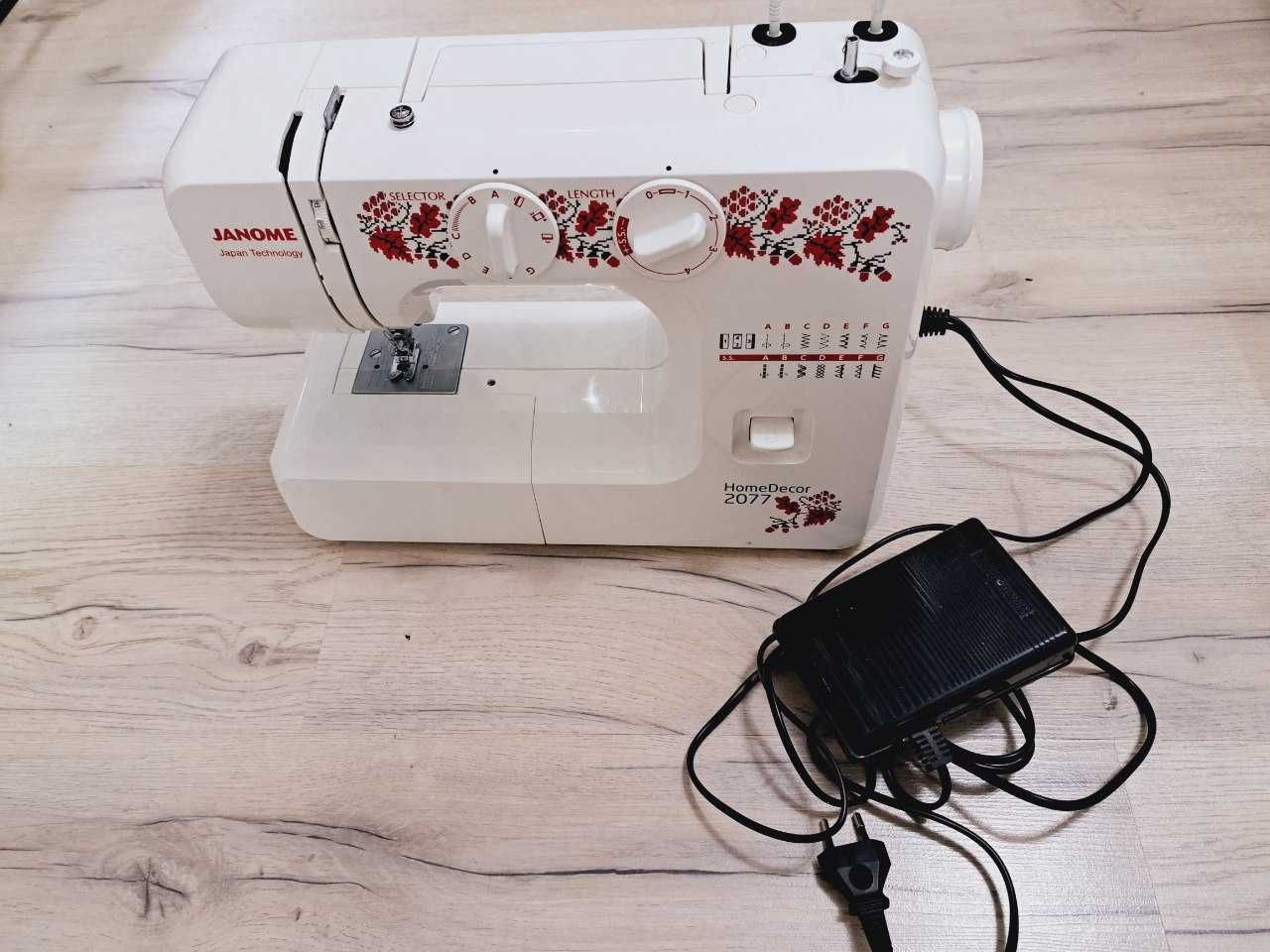 Продаётся швейная машинка от компании Janome HomeDecor 2077