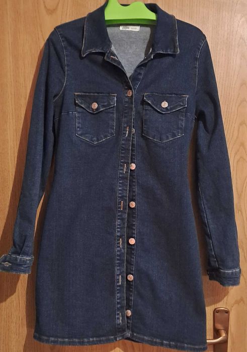 Jachetă lungă blugi