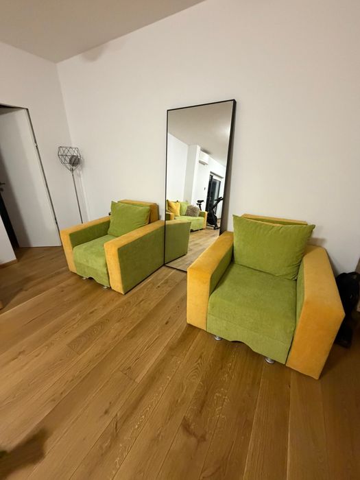 Vand canapea cu 2 fotolii, toate extensibile