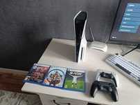 Ps 5,  2 джойстика, 3 игры Fc25,Ufc 5,Mortal kombat