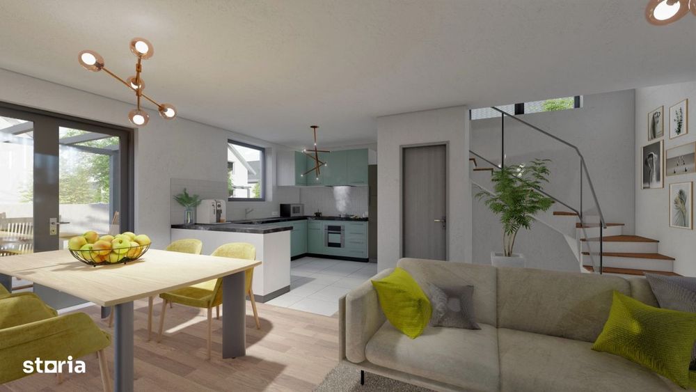 Casa modernă cu etaj ,150mp,teren 700 mp,Sângeorgiu de Mureș